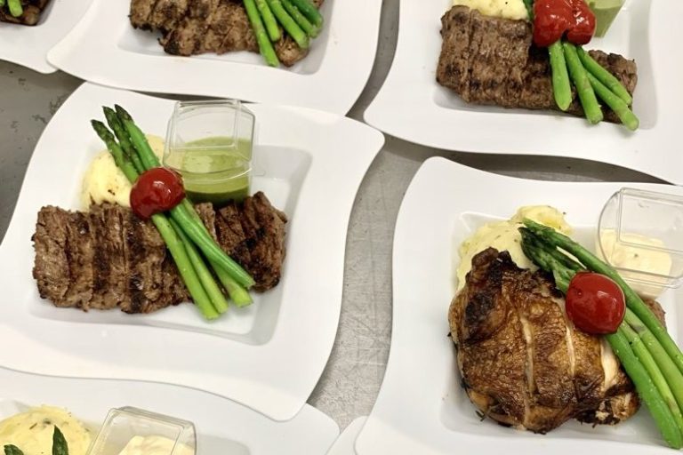 Duo-Plated Option Our Duo-Plated Options allows for a choice of 2 proteins for your guests.